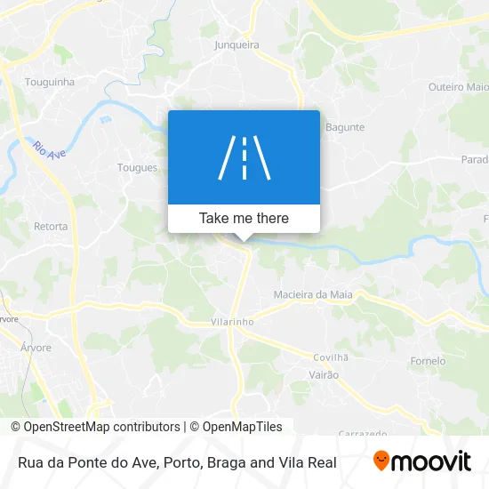 Rua da Ponte do Ave map