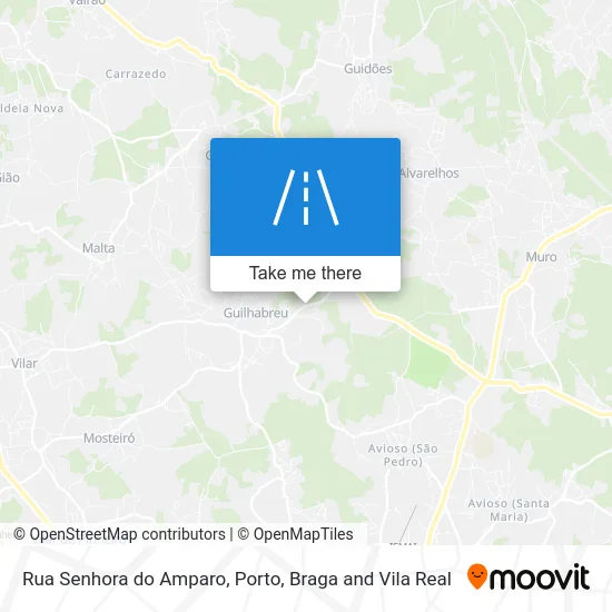 Rua Senhora do Amparo map