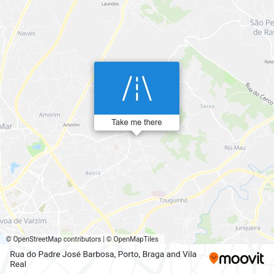 Rua do Padre José Barbosa map
