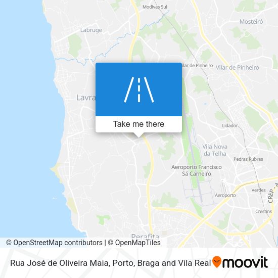 Rua José de Oliveira Maia map