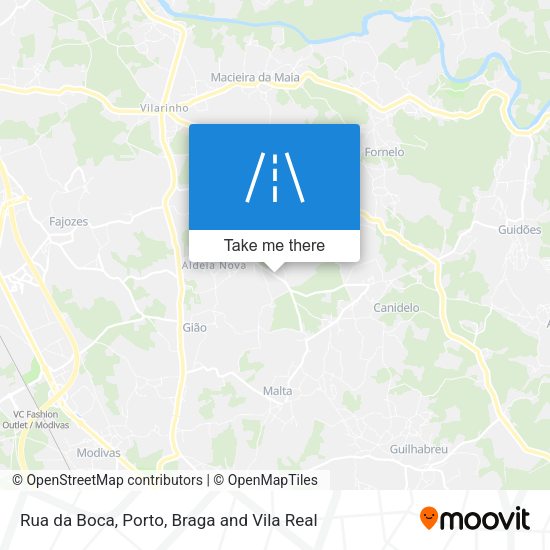 Rua da Boca map