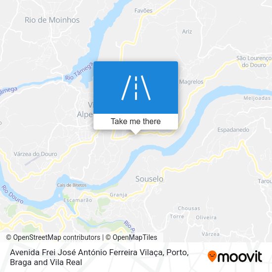 Avenida Frei José António Ferreira Vilaça map