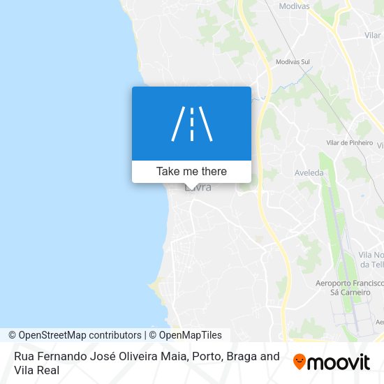 Rua Fernando José Oliveira Maia mapa