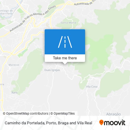 Caminho da Portelada map