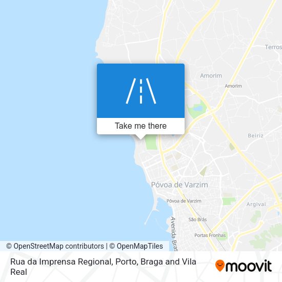 Rua da Imprensa Regional mapa