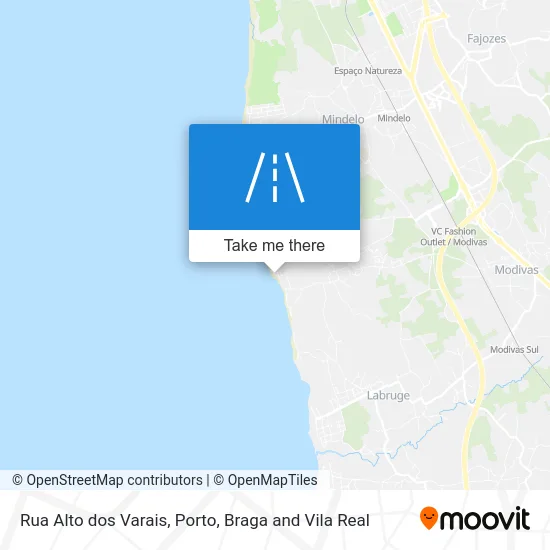 Rua Alto dos Varais map