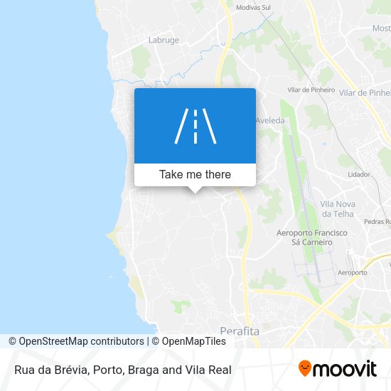 Rua da Brévia mapa