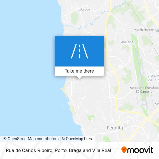 Rua de Carlos Ribeiro map