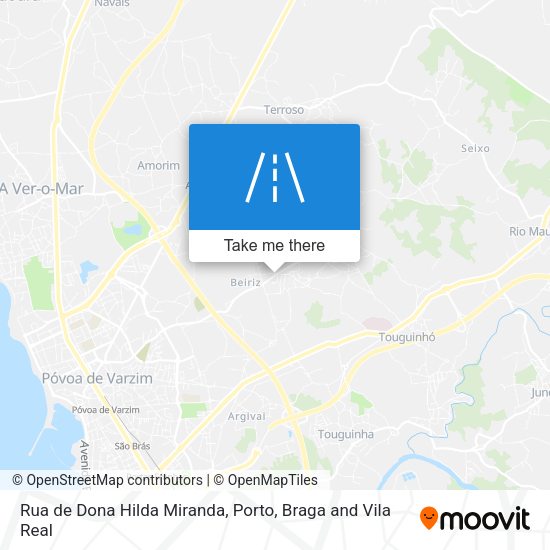 Rua de Dona Hilda Miranda map