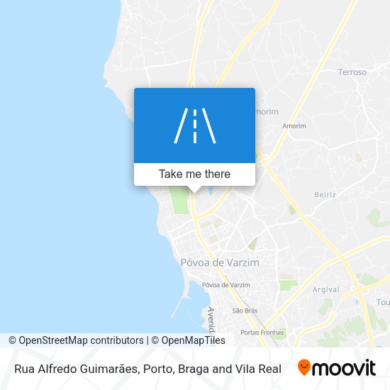 Rua Alfredo Guimarães mapa