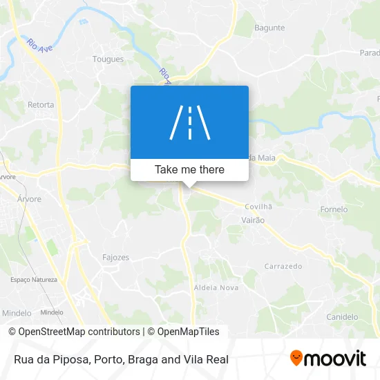 Rua da Piposa map