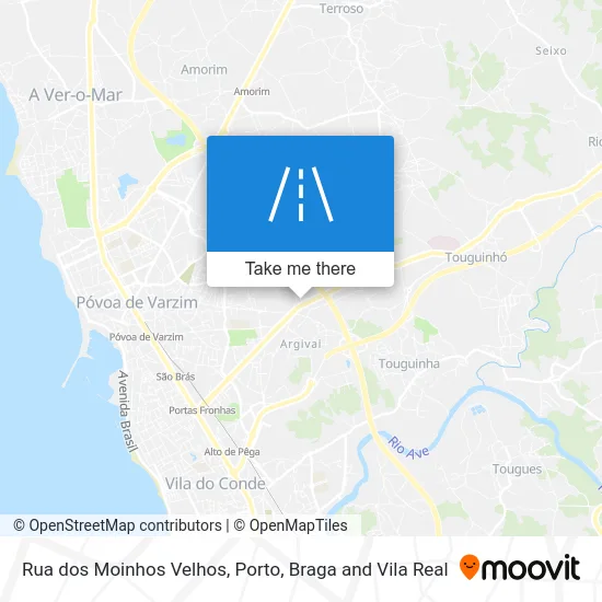 Rua dos Moinhos Velhos map