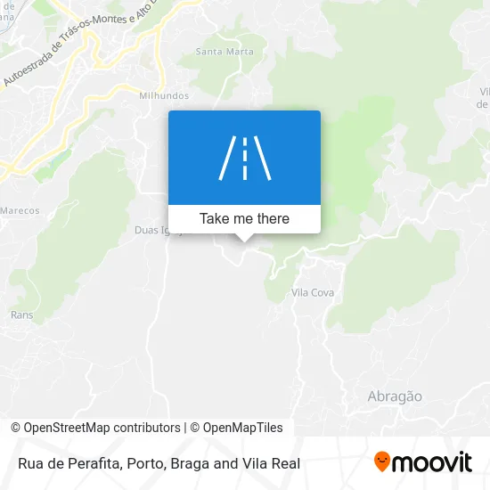 Rua de Perafita map