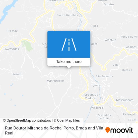 Rua Doutor Miranda da Rocha mapa