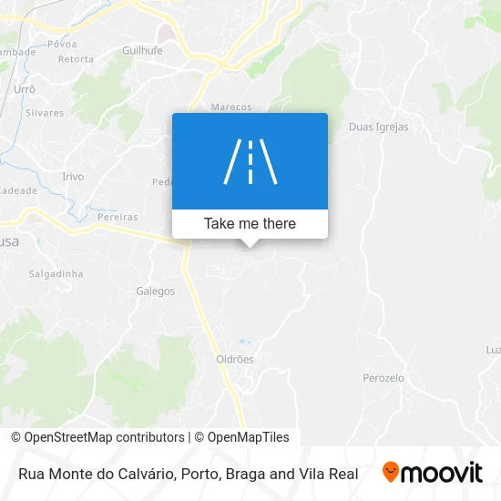 Rua Monte do Calvário map