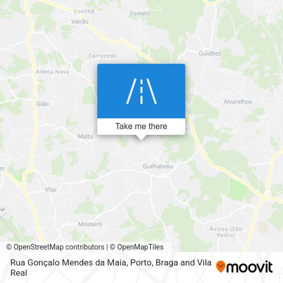 Rua Gonçalo Mendes da Maia mapa