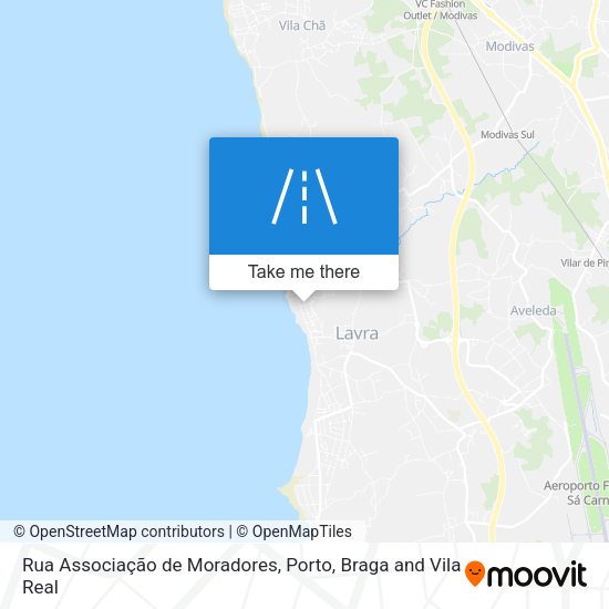 Rua Associação de Moradores map