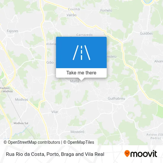 Rua Rio da Costa map