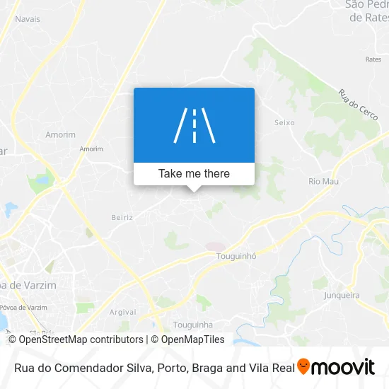 Rua do Comendador Silva map