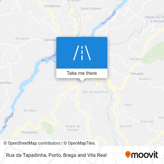 Rua da Tapadinha mapa