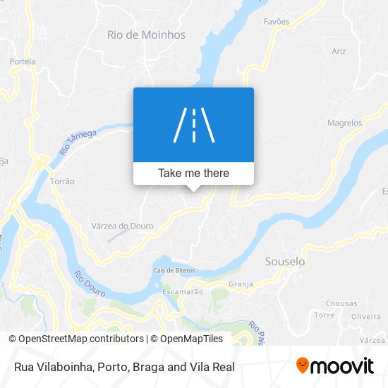 Rua Vilaboinha map