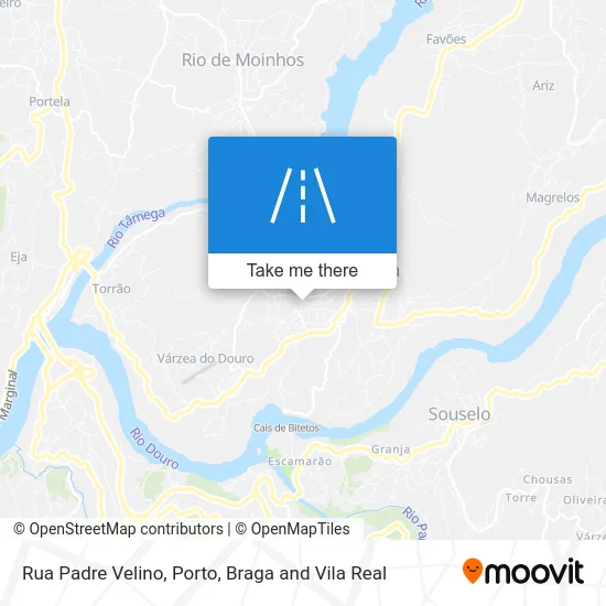 Rua Padre Velino map