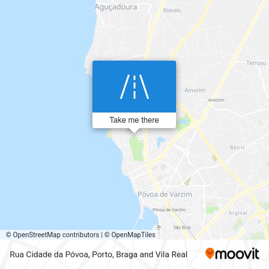 Rua Cidade da Póvoa map