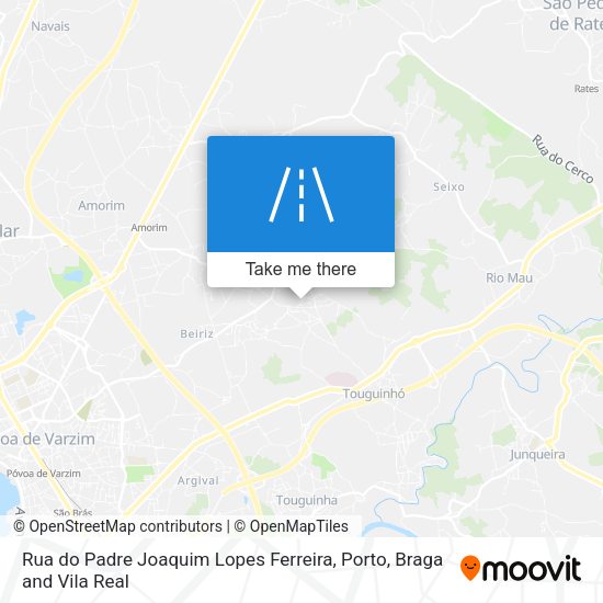 Rua do Padre Joaquim Lopes Ferreira map