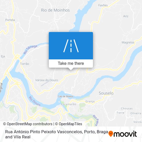 Rua António Pinto Peixoto Vasconcelos mapa