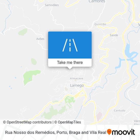 Rua Nosso dos Remédios mapa