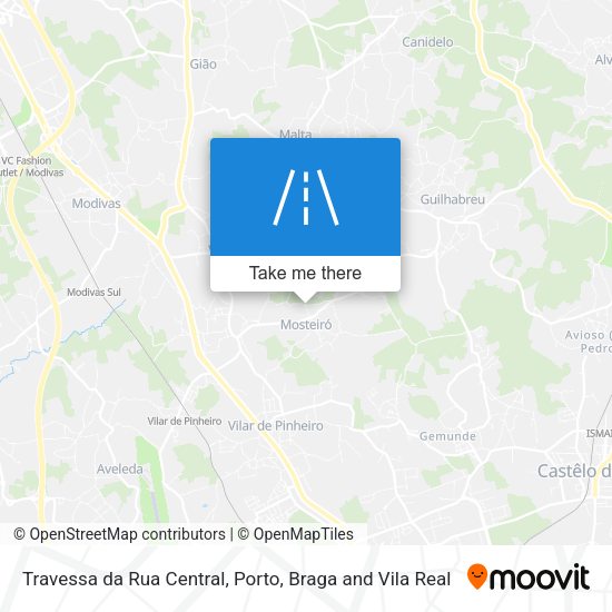 Travessa da Rua Central map
