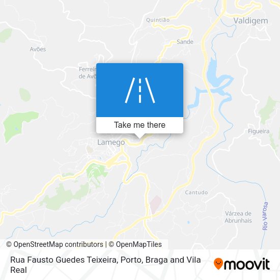Rua Fausto Guedes Teixeira mapa