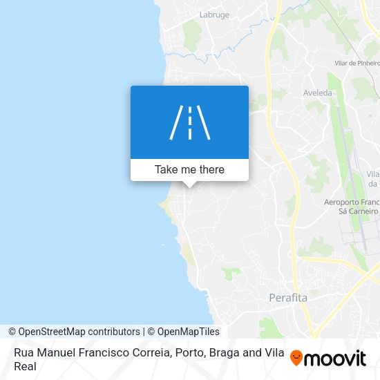 Rua Manuel Francisco Correia mapa