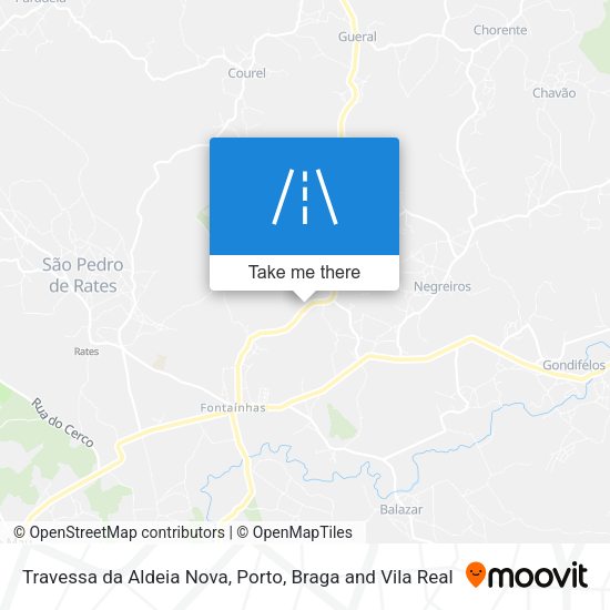 Travessa da Aldeia Nova mapa