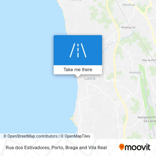 Rua dos Estivadores map