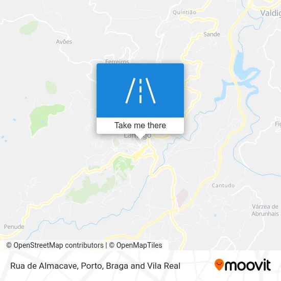 Rua de Almacave map