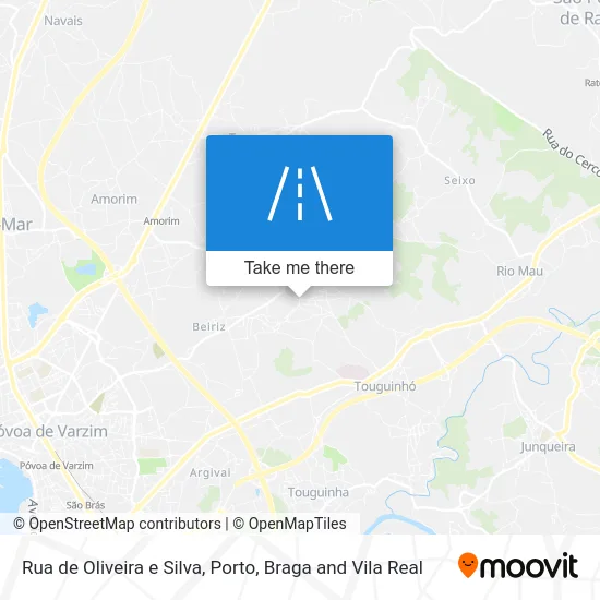 Rua de Oliveira e Silva map