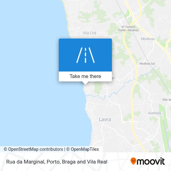 Rua da Marginal mapa