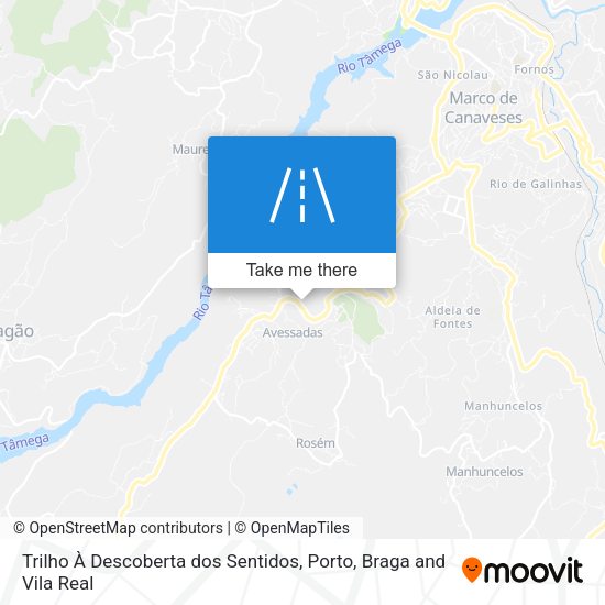 Trilho À Descoberta dos Sentidos map