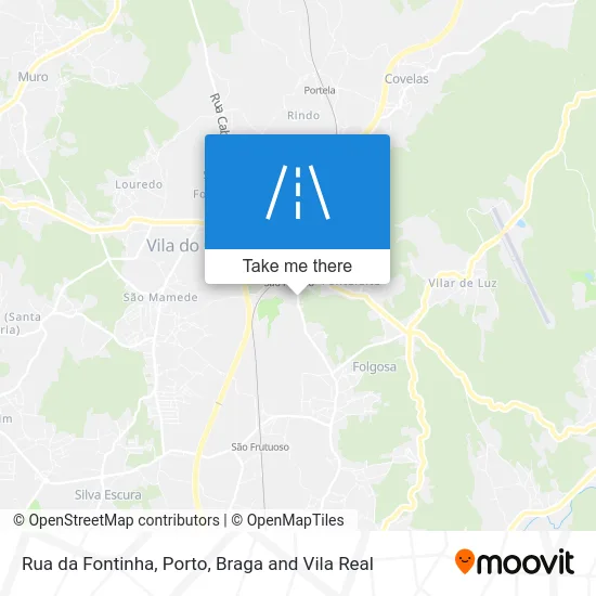 Rua da Fontinha map