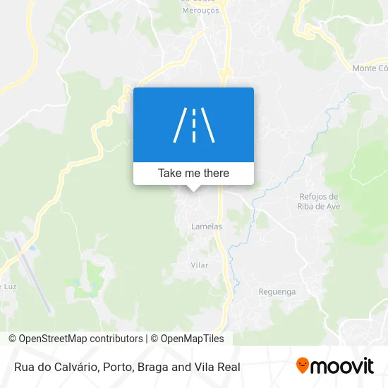 Rua do Calvário map