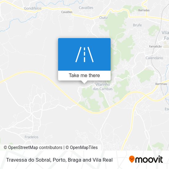 Travessa do Sobral mapa