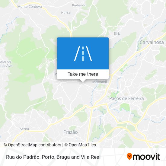 Rua do Padrão map