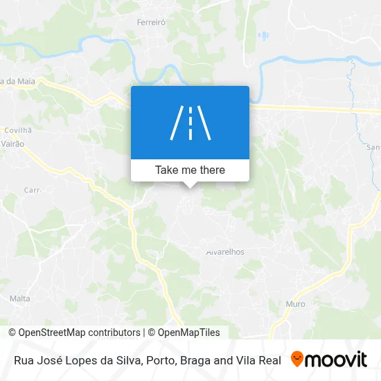Rua José Lopes da Silva map