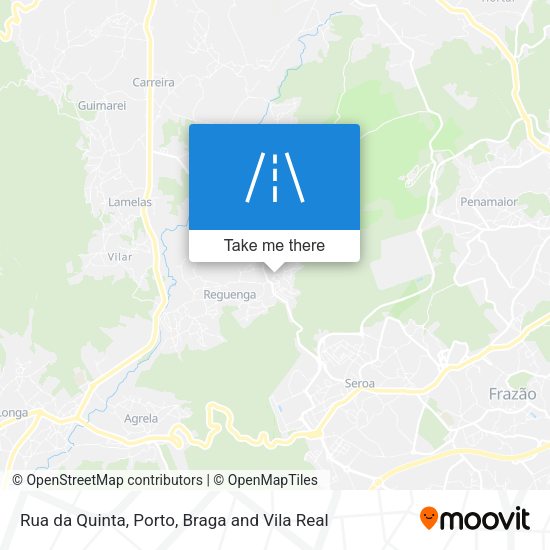 Rua da Quinta mapa