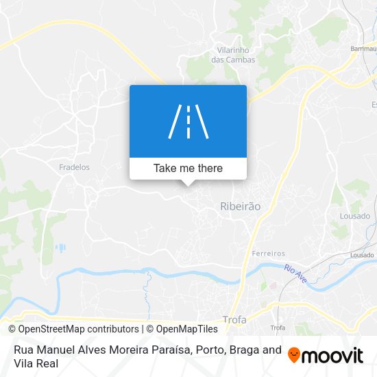 Rua Manuel Alves Moreira Paraísa map