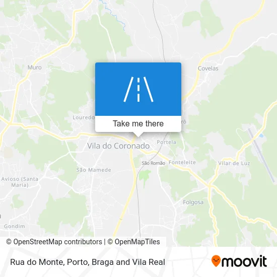 Rua do Monte map