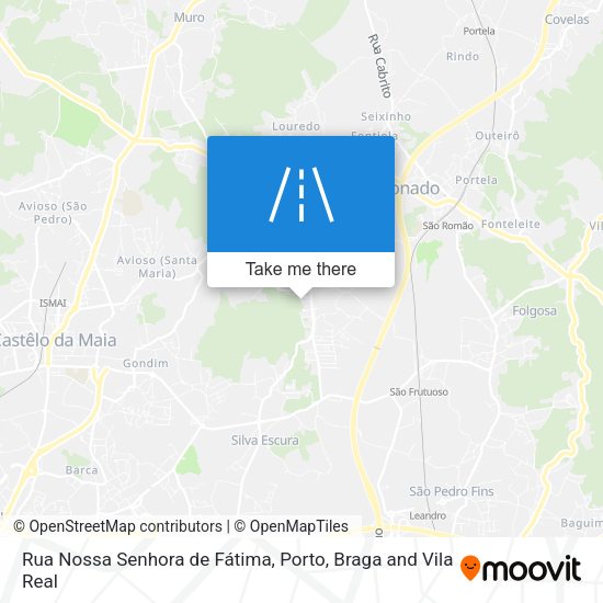 Rua Nossa Senhora de Fátima map