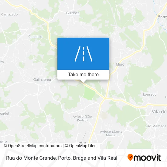Rua do Monte Grande map