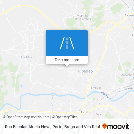 Rua Escolas Aldeia Nova map